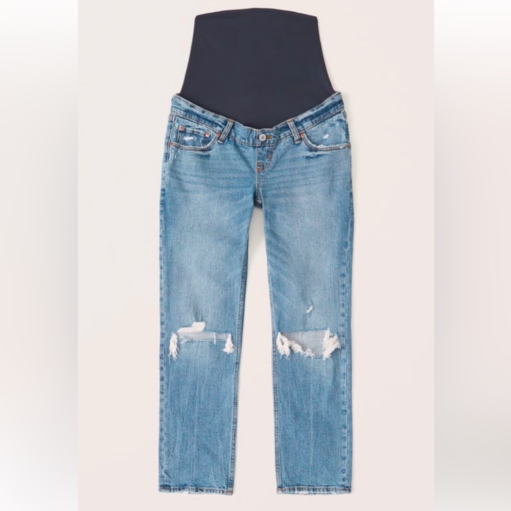 Abercrombie & Fitch Maternity Ankle Straight Jean